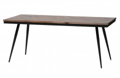 DINING TABLE ROMBUS 180 RECYCLED WOOD       - DINING TABLES